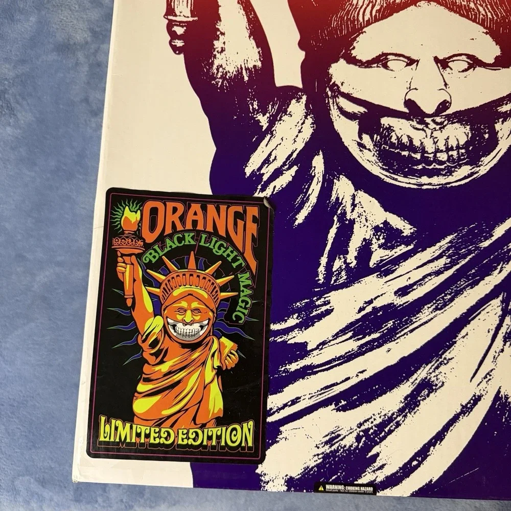 Ron English Liberty Grin. Orange Blacklight Magic‎ 22